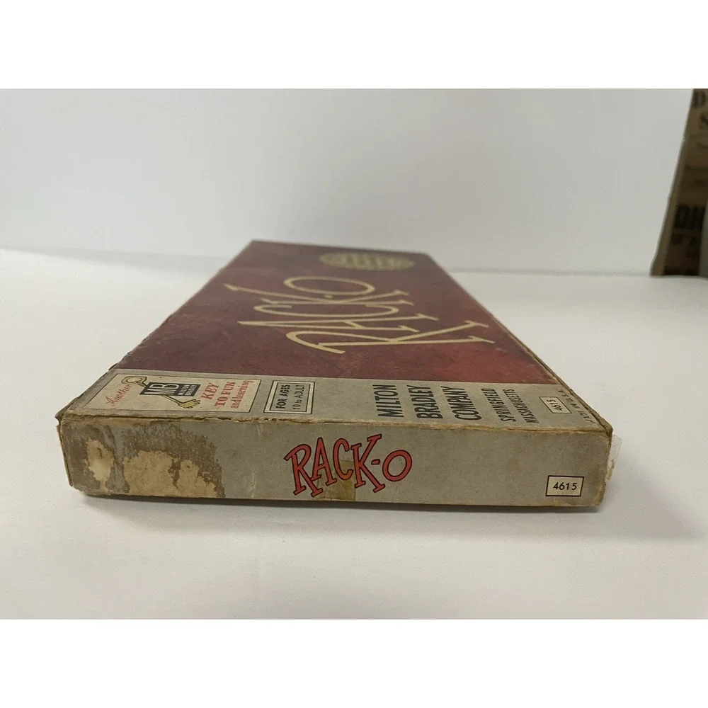 Vintage‎ 1956 Milton Bradley Rack-O Card Game Complete